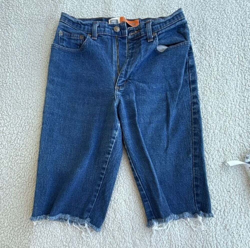 Faded Glory Stretch Denim Cut-Off Jean Shorts